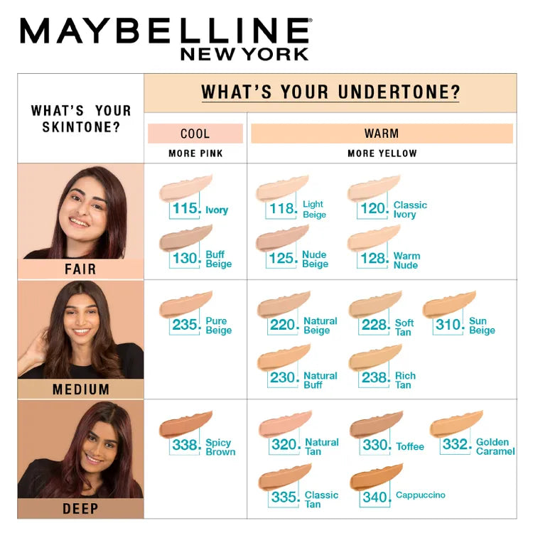 Buy Maybelline Fit Me! Matte + Poreless Powder Foundation - 320 Natural Tan in Pakistan