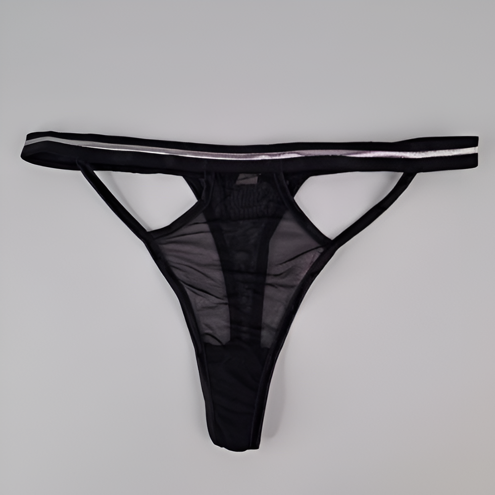 Buy Rum Transparent Non Padded Bra and Panty Set in Pakistan