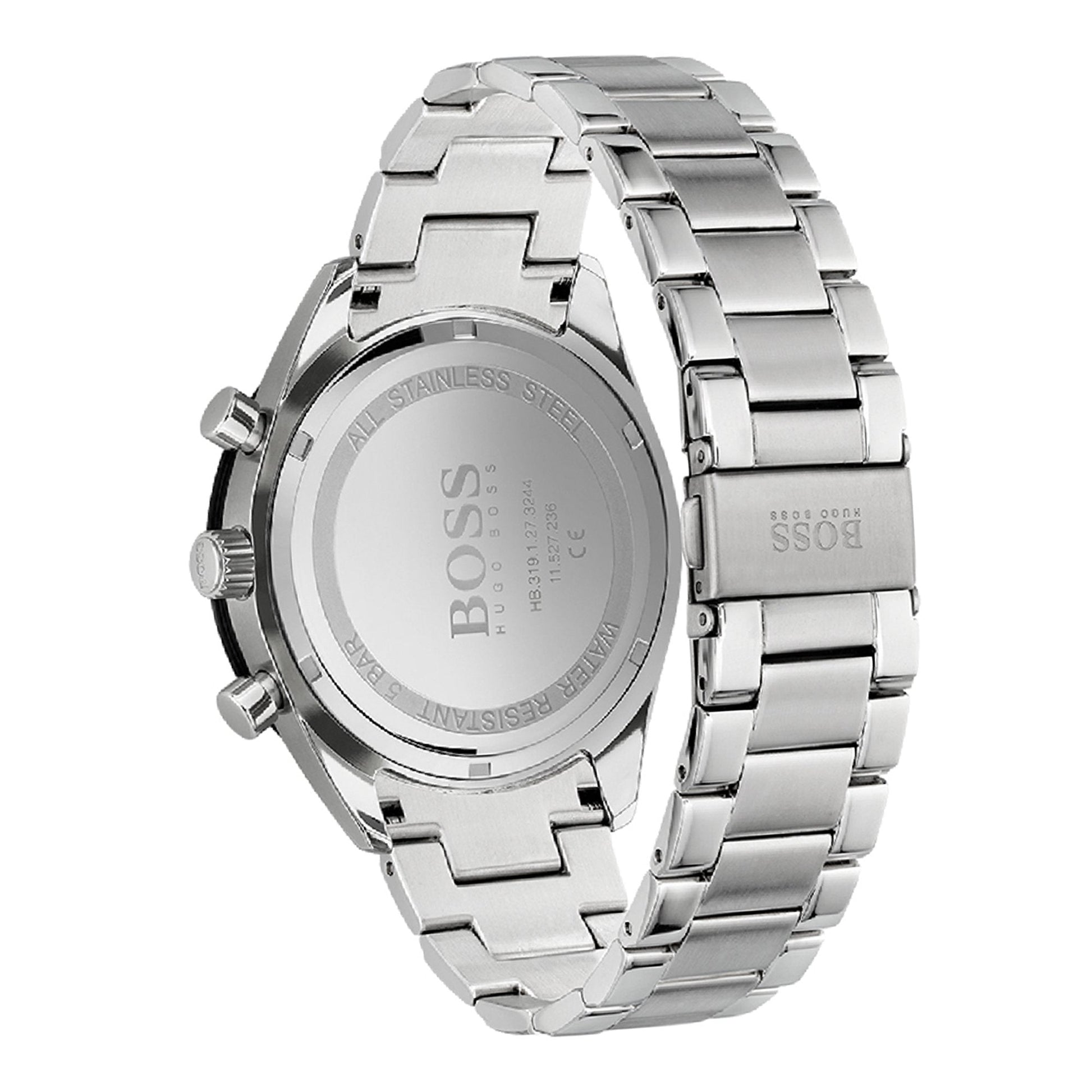 Buy Hugo Boss Mens Quartz Stainless Steel Black Dial 44mm Watch - 1513862 in Pakistan