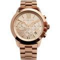 Buy Michael Kors Runway Rose Gold Stainless Steel Rose Gold Dial Chronograph Quartz Watch For Ladies - Mk5778 in Pakistan