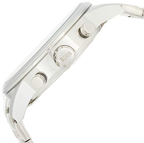 Buy Hugo Boss Mens Quartz Stainless Steel White Dial 44mm Watch - 1513182 in Pakistan