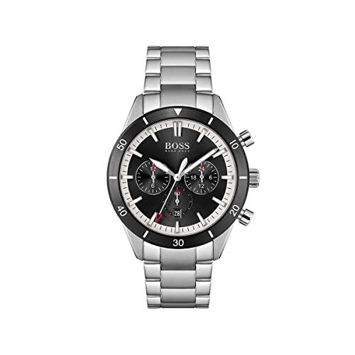 Buy Hugo Boss Mens Quartz Stainless Steel Black Dial 44mm Watch - 1513862 in Pakistan