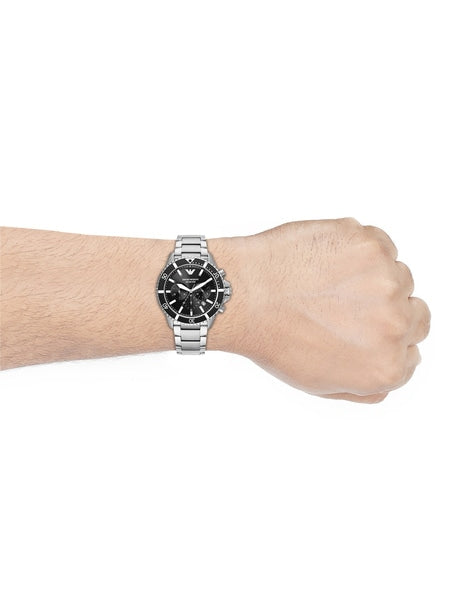 Buy Emporio Armani Men's Quartz Stainless Steel Black Dial 43mm Watch AR11360 in Pakistan