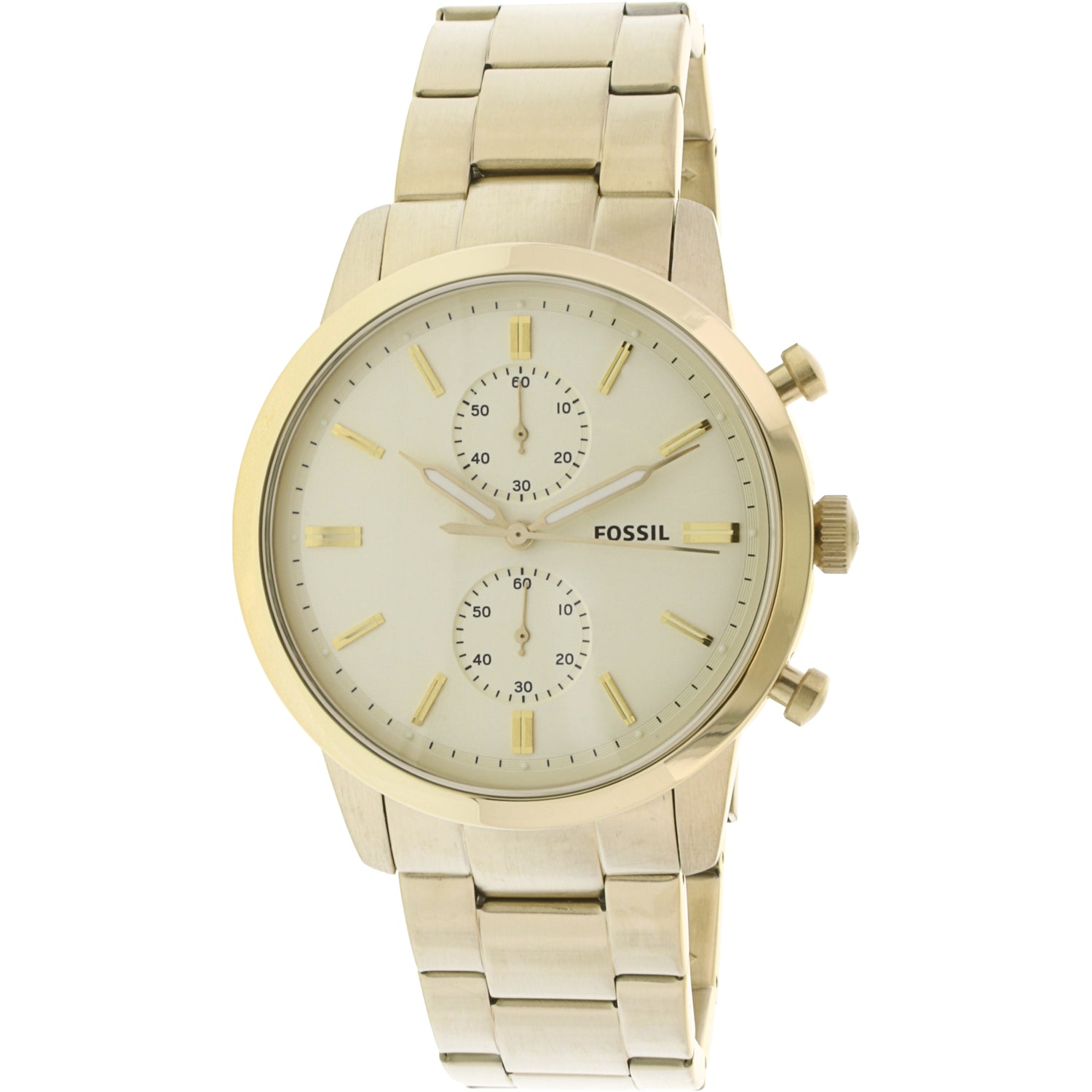 Buy Townsman White Dial Gold Steel Strap Watch For Men in Pakistan