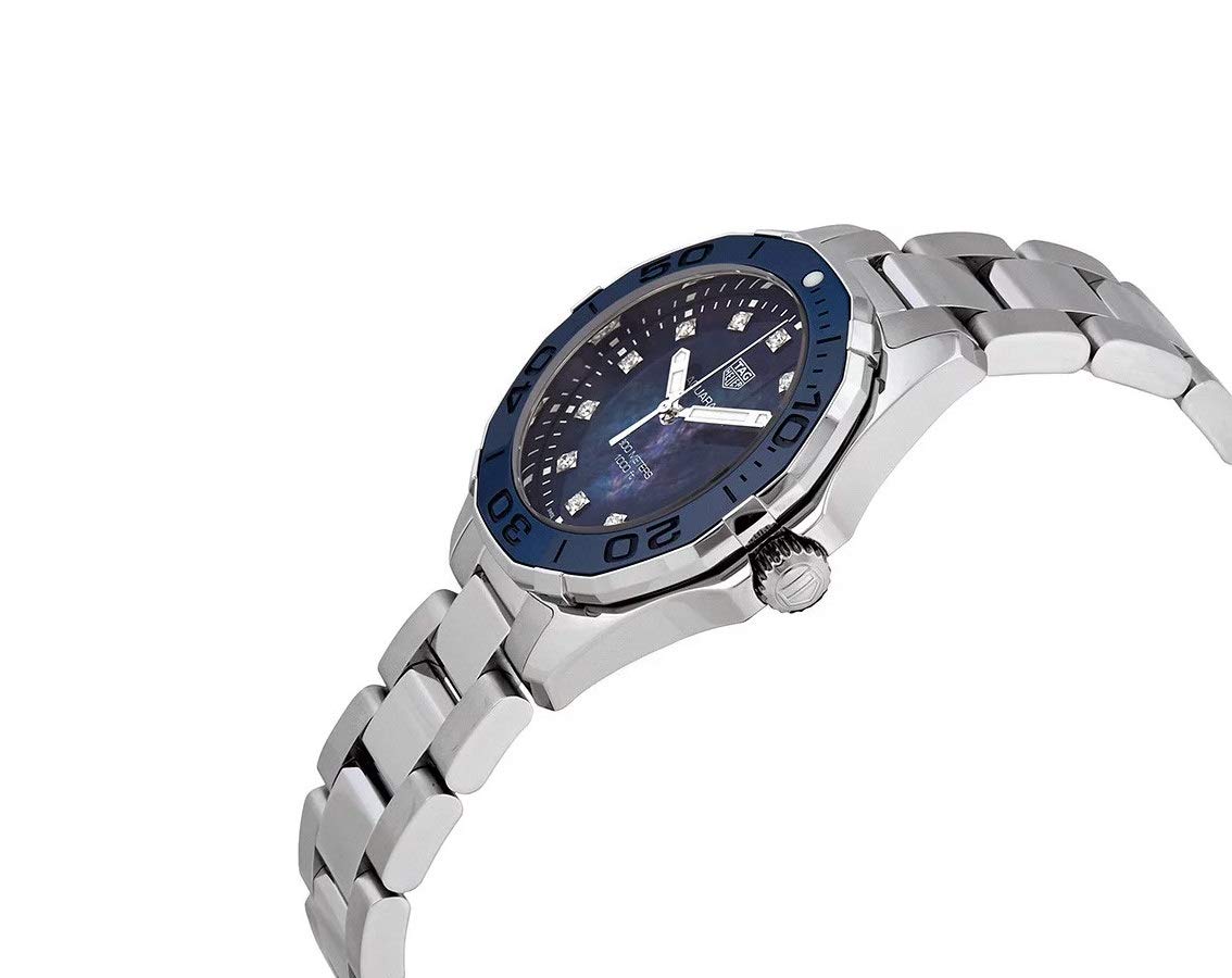 Buy Tag Heuer Aquaracer Blue Dial Silver Steel Strap Watch for Women - WAY131L.BA0748 in Pakistan