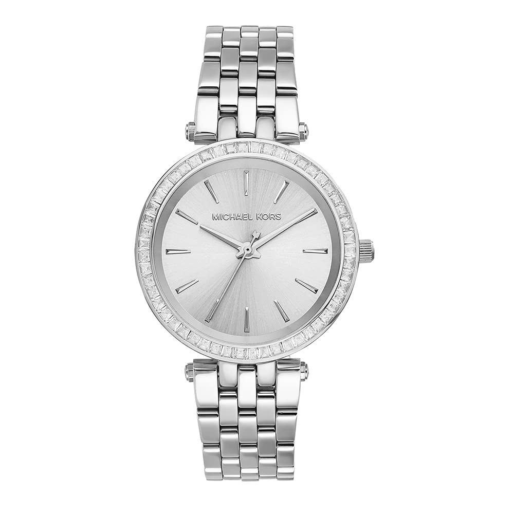 Buy Michael Kors Womens Quartz Silver Dial Silver Stainless Steel 33mm Watch - Mk3364 in Pakistan