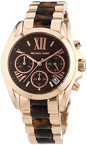 Buy Michael Kors Womens Quartz Chronograph Stainless Steel Brown Dial 36mm Watch - Mk5944 in Pakistan