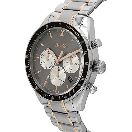 Buy Hugo Boss Mens Chronograph Quartz Stainless Steel Grey Dial 44mm Watch - 1513634 in Pakistan
