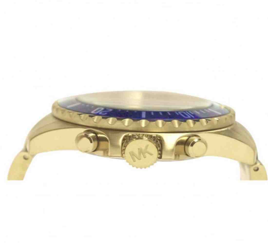 Buy Michael Kors Mens Gold Stainless Steel Blue Dial 45mm Watch - Mk8267 in Pakistan