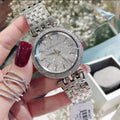 Buy Michael Kors Darci Crystal Pave Silver Dial Silver Stainless Steel Strap Ladies Watch - Mk3437 in Pakistan