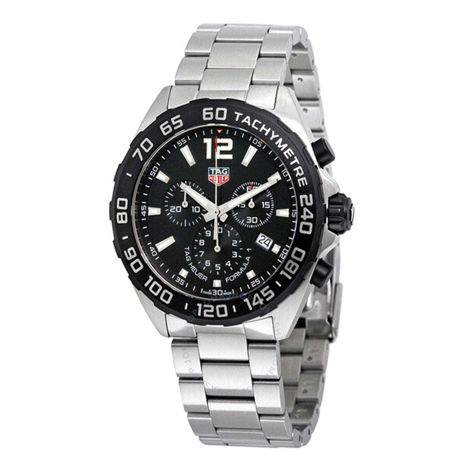 Buy Tag Heuer Formula 1 Black Dial Silver Steel Strap Watch for Men - CAZ1010.BA0842 in Pakistan