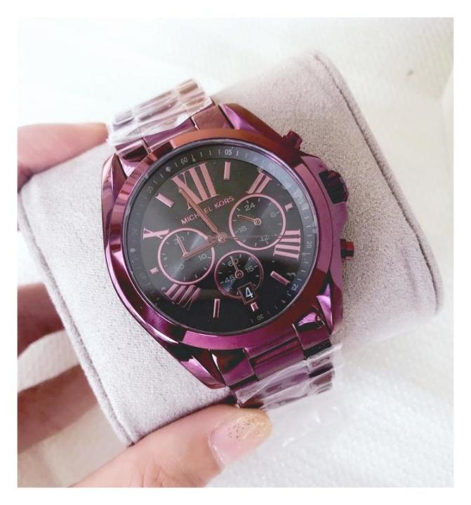 Buy Michael Kors Bradshaw Chronograph Black Dial Ladies Watch - Mk6398 in Pakistan