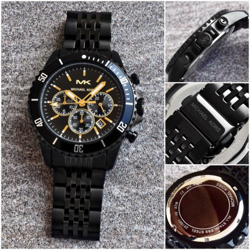 Buy Michael Kors Mens Chronograph Stainless Steel Black Dial 44mm Watch - Mk8750 in Pakistan
