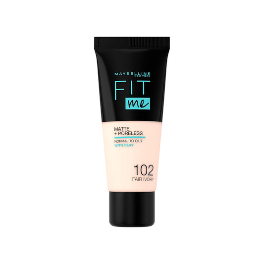 Buy Maybelline Fit Me Matte + Poreless Foundation in 102 Fair Ivory in Pakistan