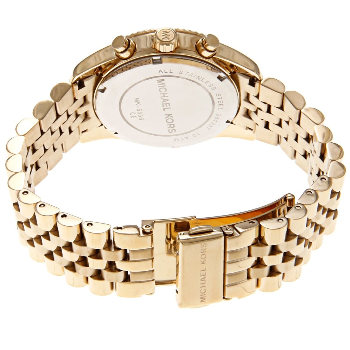 Buy Michael Kors Womens Chronograph Quartz Stainless Steel Gold Dial 38mm Watch - Mk5556 in Pakistan