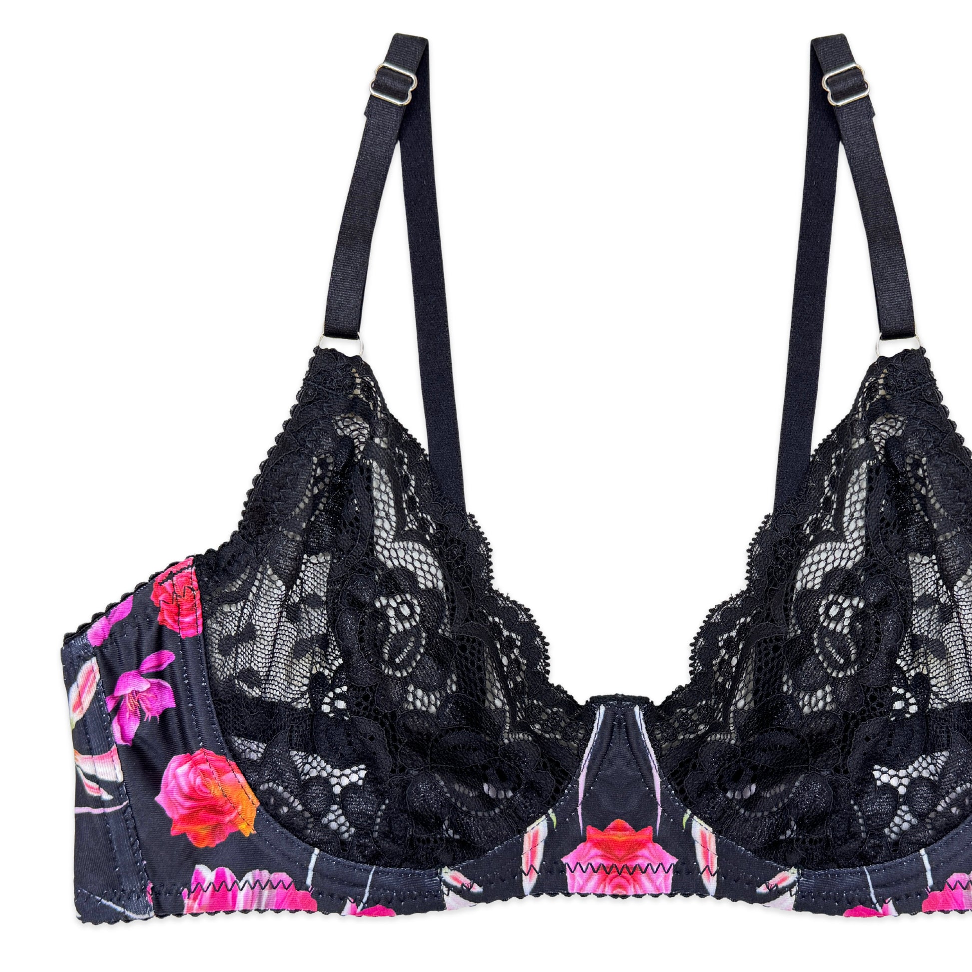 Buy Rose Punch Non Padded Bra and Panty Set in Pakistan