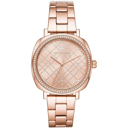 Buy Michael Kors Nia Quartz Rose Gold Crystal Dial Rose Gold Steel Strap Ladies Watch - Mk3990 in Pakistan