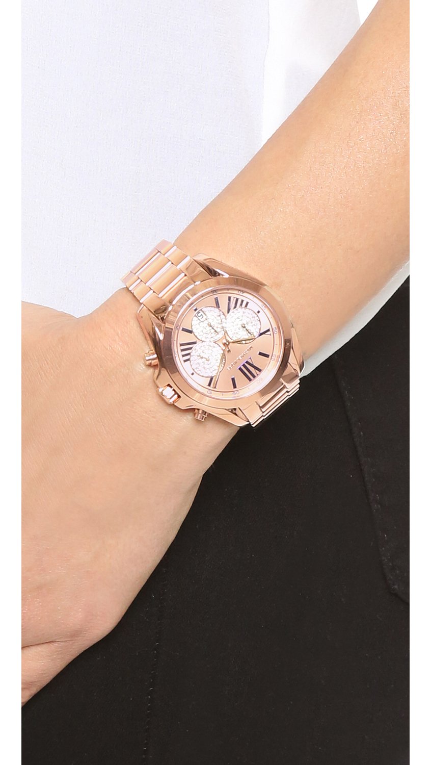 Buy Michael Kors Womens Quartz Stainless Steel Rose Gold Dial 38mm Watch - Mk6321 in Pakistan