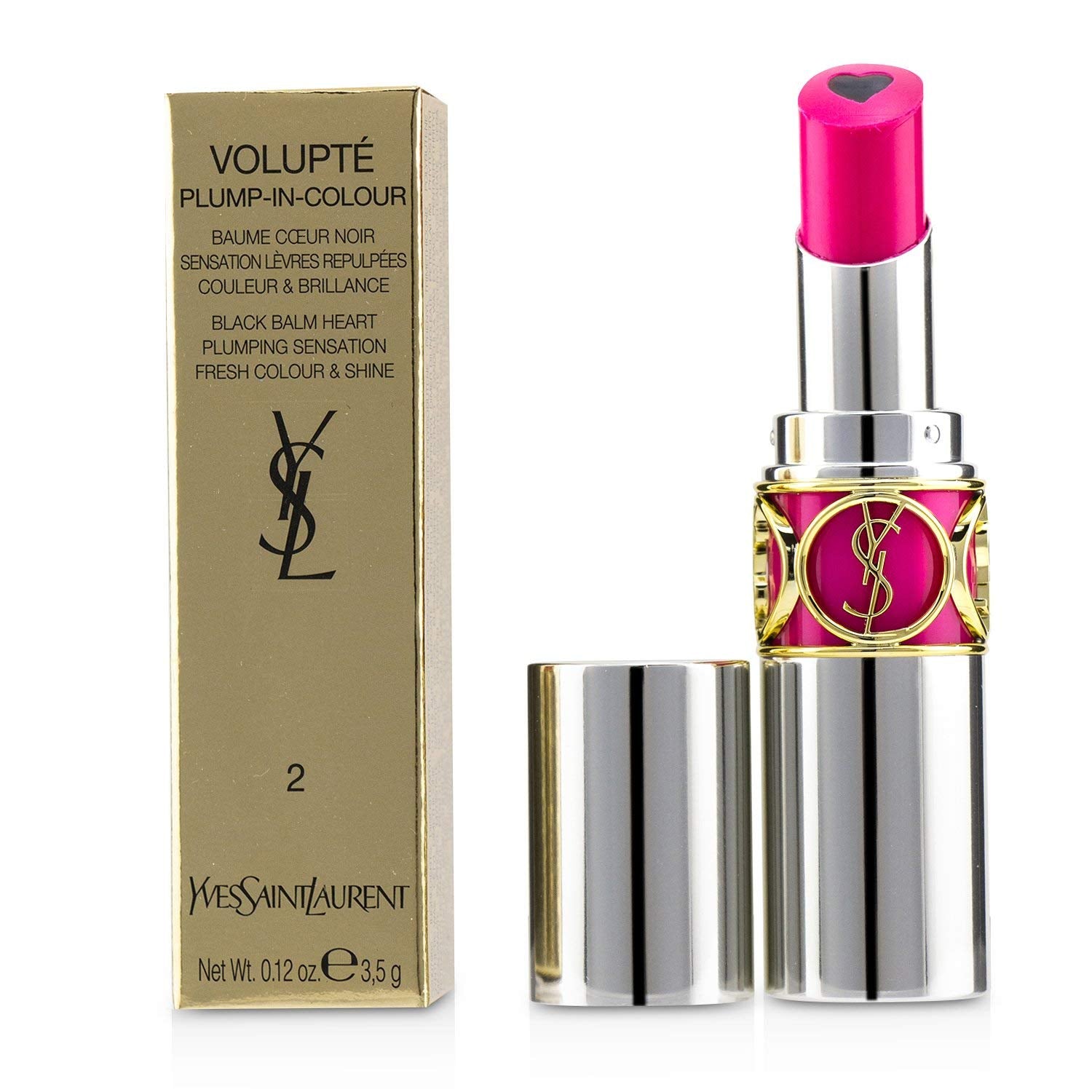 Buy Yves Saint Laurent Volupte Plump In Colour Lip Care - 2 Dazzling Fuchsia in Pakistan