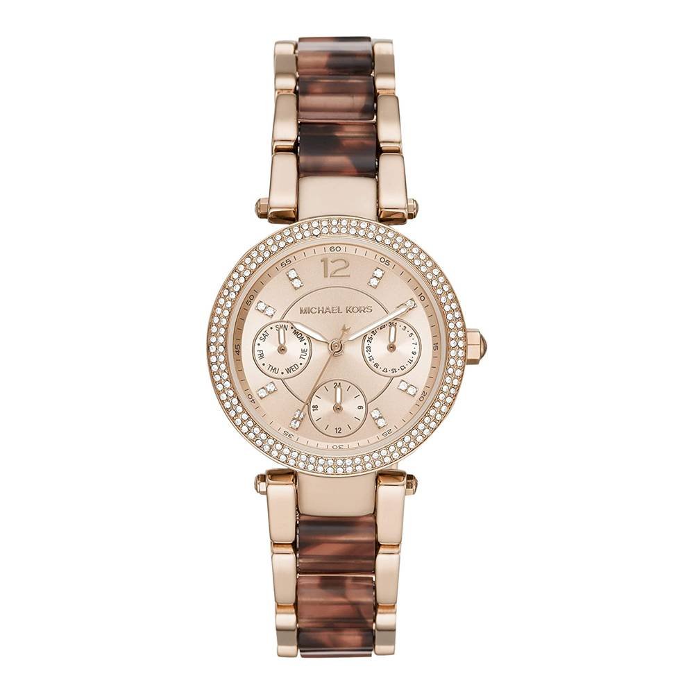 Buy Michael Kors Women's Parker Chronograph Rose Gold-tone Stainless Steel Watch - Mk6834 in Pakistan