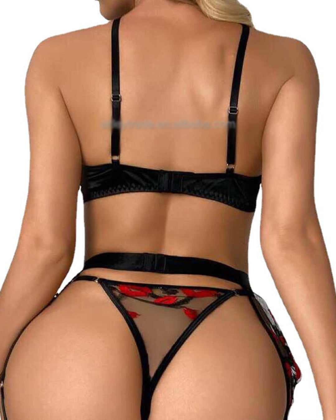 Buy Garter Set - Rouge Kiss in Pakistan