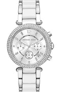 Buy Michael Kors Ladies Parker Silver Dial Silver Stainless Steel Strap Watch MK6354 in Pakistan