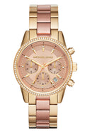 Buy Michael Kors Ritz Chronograph Gold Dial Two-tone Stainless Steel Womens Watch - Mk6475 in Pakistan