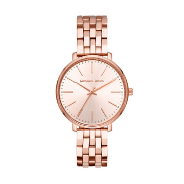 Buy Michael Kors Women's Pyper Three-hand Rose Gold-tone Stainless Steel Watch - Mk3897 in Pakistan