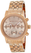 Buy Michael Kors Ritz Chronograph Rose Gold Dial Steel Ladies Watch - Mk6077 in Pakistan
