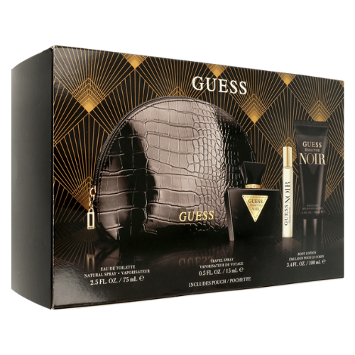Buy Guess Seductive Noir Women 4s Set (100ml+ 100ml S/G+ 226ml Deo+Pouch) in Pakistan