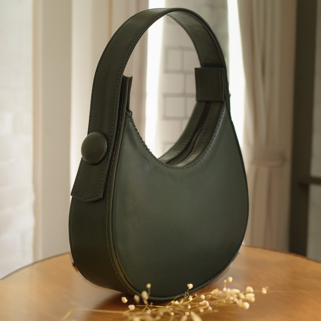 Buy Plain Hobo HandBag - Green in Pakistan