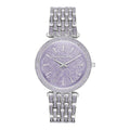 Buy Michael Kors Darci Crystal Purple Dial Silver Stainless Steel Strap Women's Watch - Mk3850 in Pakistan