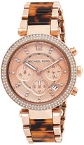 Buy Michael Kors Women's Parker Chronograph Rose Gold-tone Stainless Steel Watch - Mk6834 in Pakistan