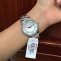 Buy Michael Kors Lauryn Crystal Mother Of Pearl Dial Silver Steel Strap Ladies Watch - Mk3900 in Pakistan