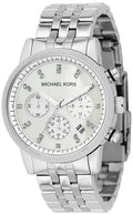 Buy Michael Kors Chronograph Mother Of Pearl Dial Silver Strap Ladies Watch - Mk5020 in Pakistan