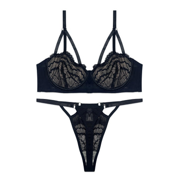 Bra Set - Noir Tempt