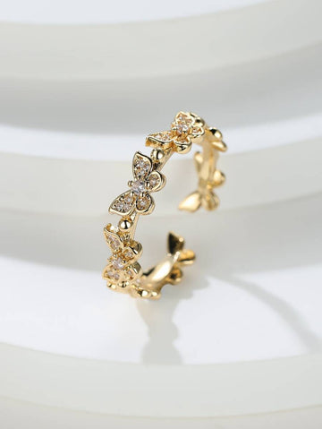 Buy SHEIN Butterfly Decor Cuff Ring in Pakistan