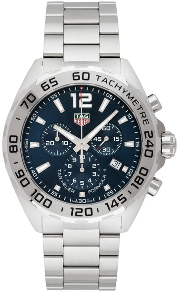 Buy Tag Heuer Formula 1 Chronograph Blue Dial Silver Steel Strap Watch for for Men - CAZ101K.BA0842 in Pakistan