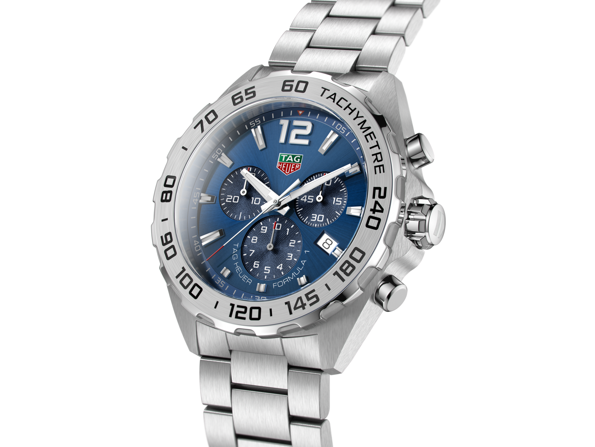 Buy Tag Heuer Formula 1 Chronograph Blue Dial Silver Steel Strap Watch for for Men - CAZ101K.BA0842 in Pakistan