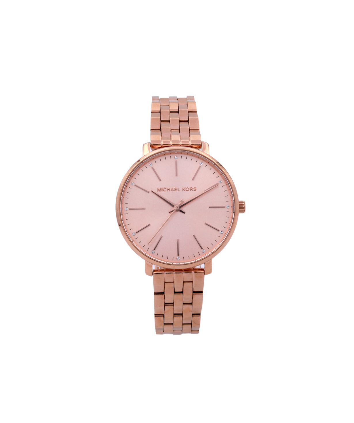 Buy Michael Kors Women's Pyper Three-hand Rose Gold-tone Stainless Steel Watch - Mk3897 in Pakistan