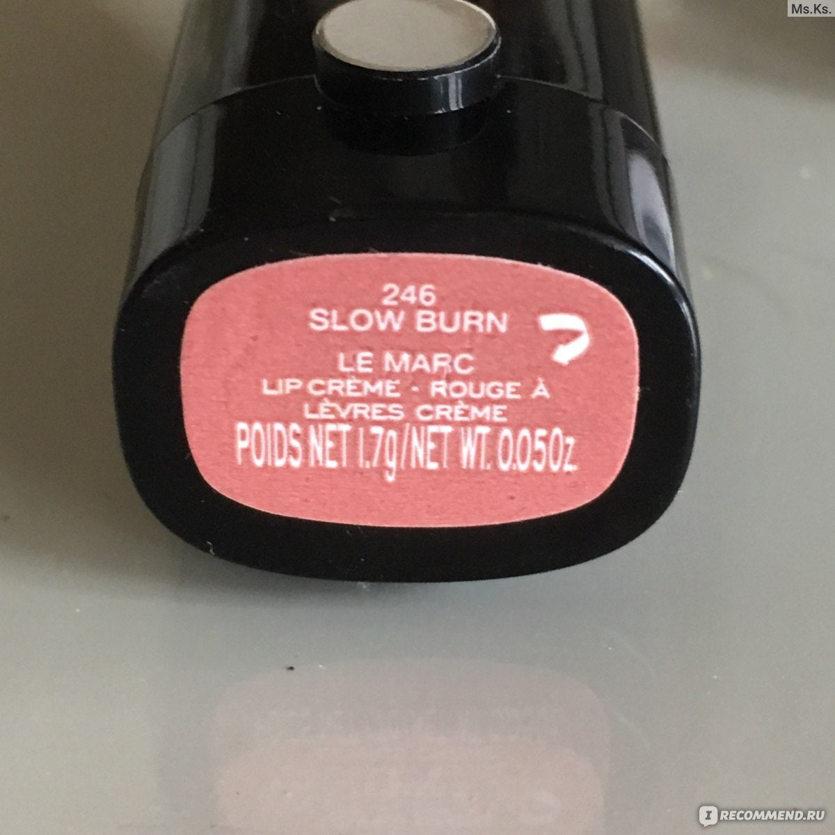 Buy Marc Jacobs Le Marc Lip Creme - 246 Slow Burn in Pakistan