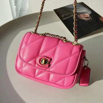 Buy Coach Pillow Maddison Shoulder With Quilting Bag Small - Petunia in Pakistan