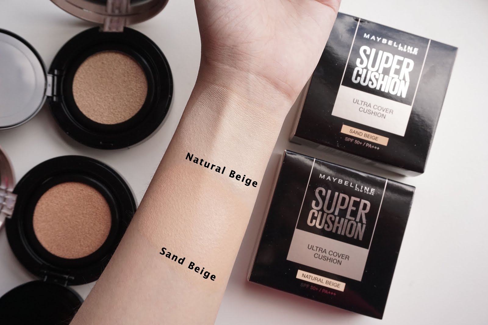 Buy Maybelline New York Super Ultra Cover Cushion - Natural Beige SPF 50+ in Pakistan