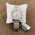 Buy Hugo Boss Mens Quartz Stainless Steel White Dial 44mm Watch - 1513182 in Pakistan