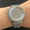 Buy Michael Kors Darci Silver Diamonds Dial Silver Stainless Steel Strap Watch for Women - Mk3779 in Pakistan