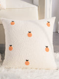 Buy SHEIN Fuzzy Fruit Embroidered Cushion Cover Without Filler, Plush Throw Pillow Cover, Pillow Insert Not Include, For Sofa, Living Room in Pakistan