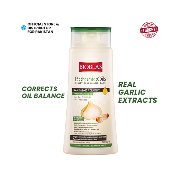 Buy Bioblas - Garlic Shampoo 360ml in Pakistan