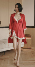 Buy Babydoll Lingerie with Gown- Elora Mist in Pakistan