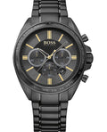 Buy Hugo Boss Mens Chronograph Quartz Stainless Steel Black Dial 45mm Watch - 1513277 in Pakistan