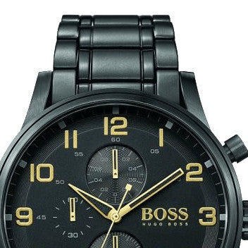 Buy Hugo Boss Mens Quartz Stainless Steel Black Dial 46mm Watch - 1513275 in Pakistan